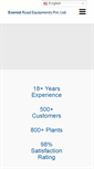 Mobile Screenshot of everestroadequipments.com